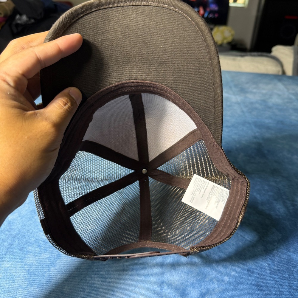 Y2K Streetwear Mexican Cowboy Vaquero Trucker Hat Horse Hair Mesh Cap - Picture 5 of 7